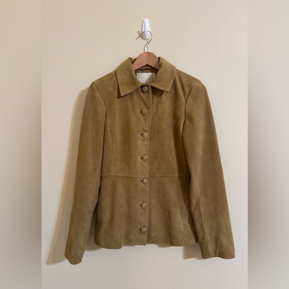 Doen Havilland Jacket Suede Leather Light Camel XS
